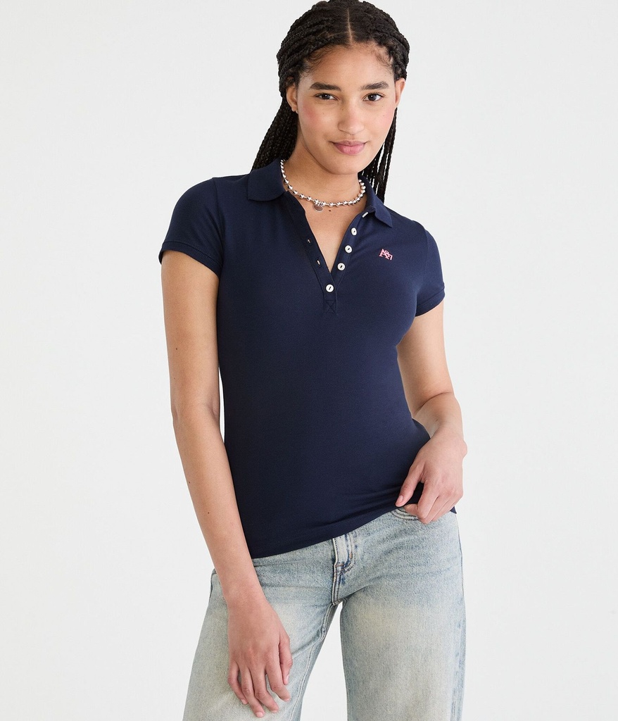 Camisa Mujer Polo A87 Logo
